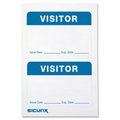 Pen2Paper Visitor Badge; 100-BX; White-Blue PE518765
